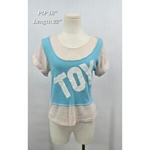 Bev's Threads 1980's Mesh Lined Toy Tee